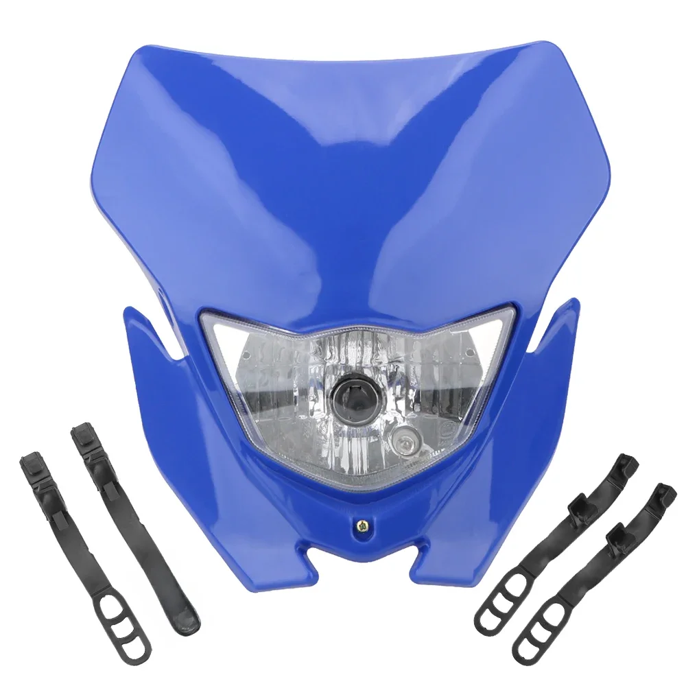 AliExpress AINYSZIN Motorcycle Headlight Headlamp For 2017 2018 EXC XCF SX F SMR Enduro Headligt Dirt Bike Motocross Supermoto H4 Bulb