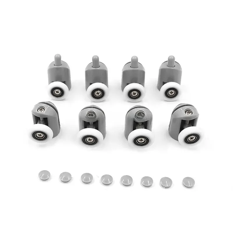 4 pièces-8 pièces/ensemble salles de douche cabines poulie/rouleau de douche/coureurs/roues/poulies diamètre 20mm/22mm/23mm/25mm/27mm