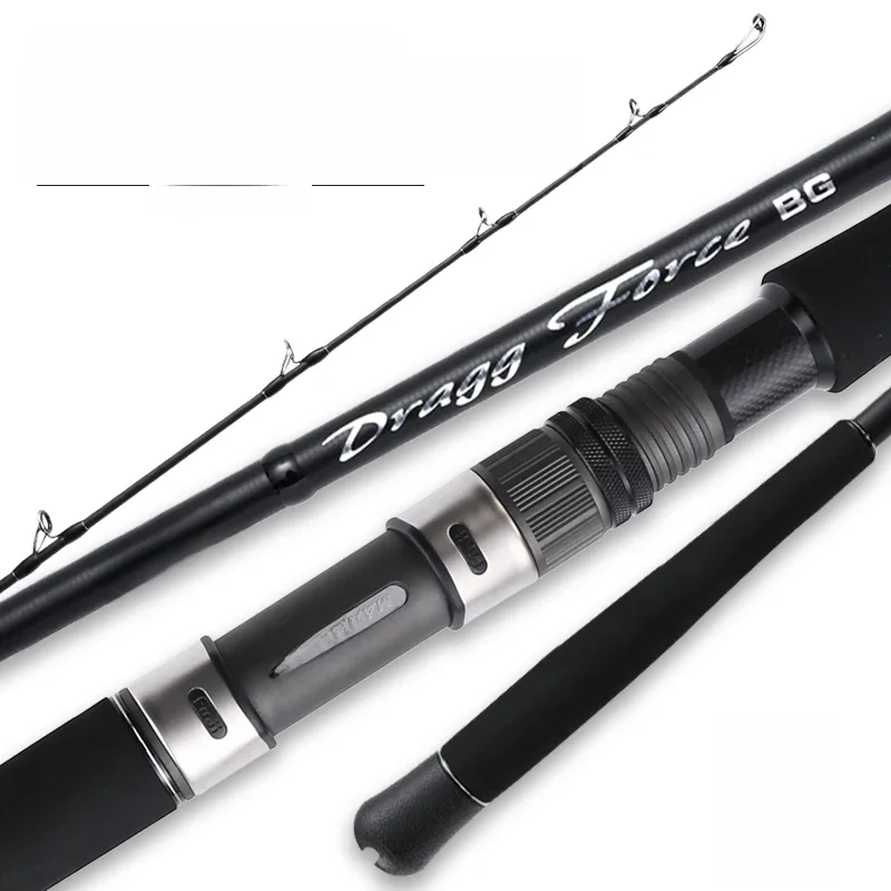 NOWOŚĆ MADMOUSE Dragg Force BG Jigging Rod 1.9m PE4-8 Jig 400g Drag 30kg Japan Full Fuji Parts Boat Rod Ocean Fishing Rod — zdjęcie 2