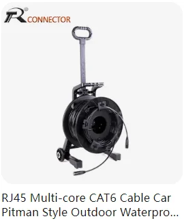 RJ45 CAT5 mit abgeschirmtem 4-Kanal-3-Pin-XLR-Stecker/Buchse, Multi-Netzwerk-Empfängerkabel für Bühnenaufnahmestudio – Detail 11