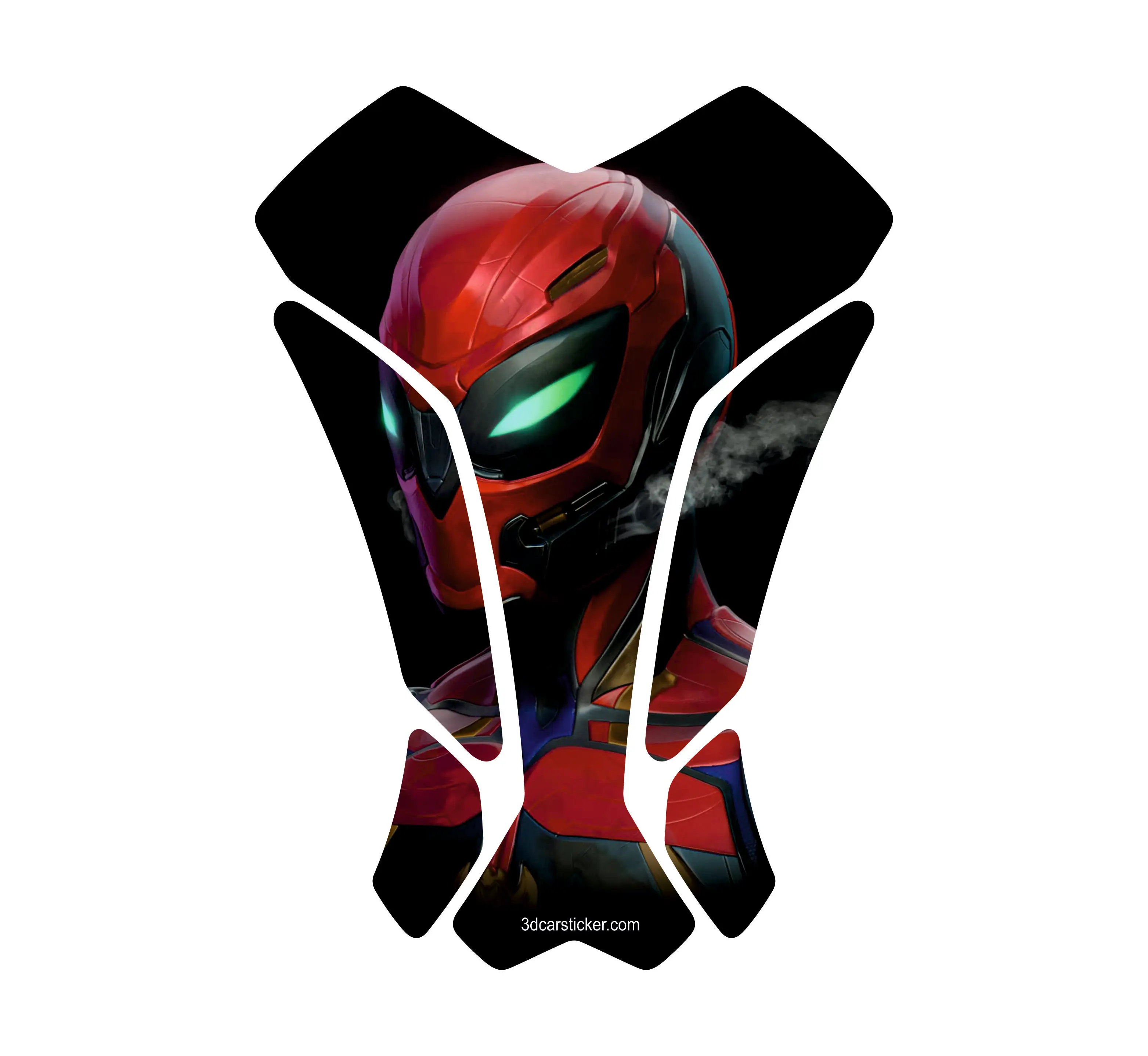 

Tank Pad Fuel Prodector 3D Sticker Decal Motorcycle Gas Protect Spiderman Mechanical