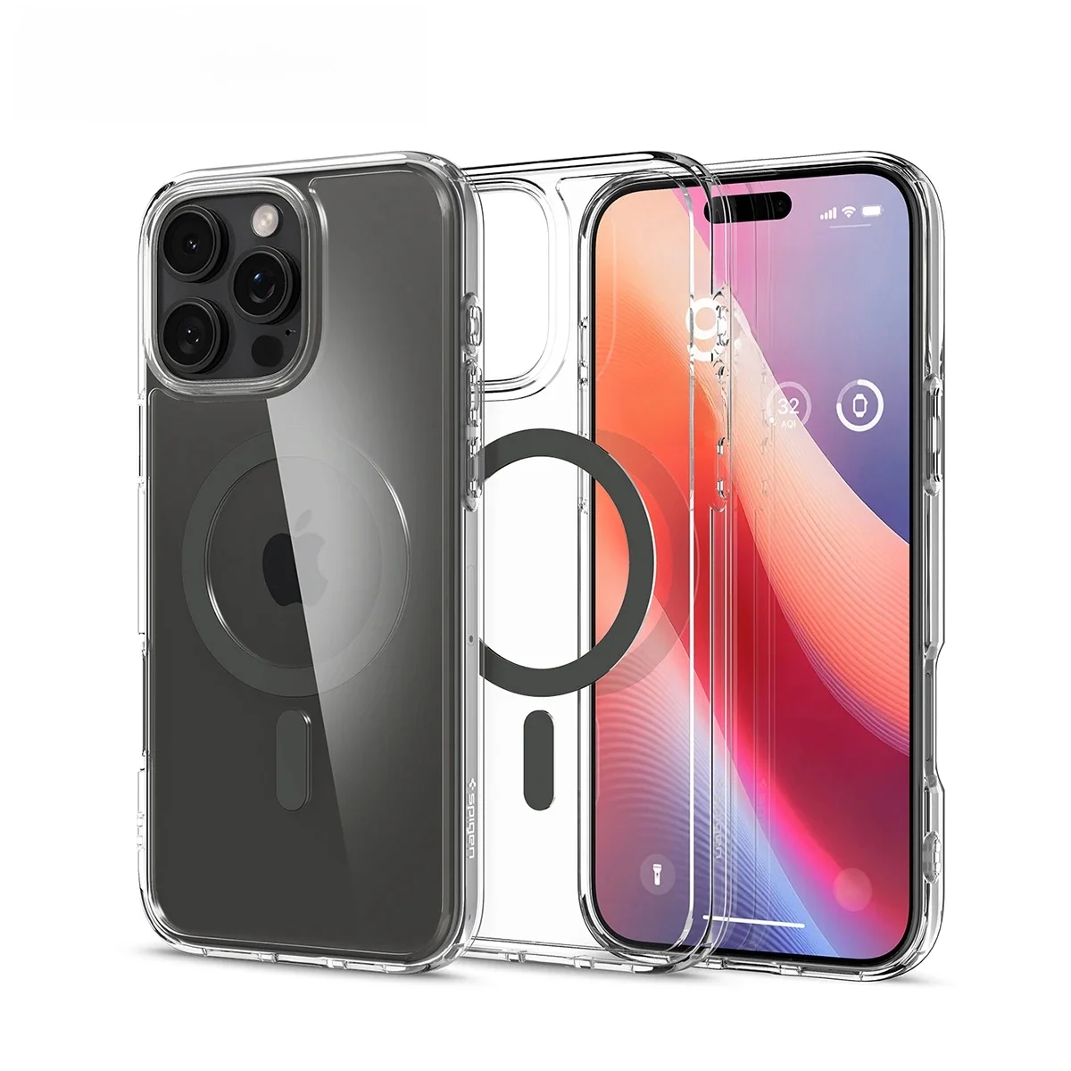 Etui Spigen Ultra Hybrid MagFit do iPhone'a 16 Pro Max / 16 Pro Kompatybilne z Magsafe — zdjęcie 2