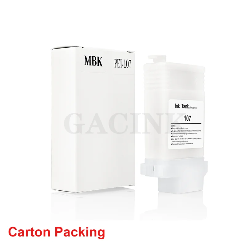 PFI 120 PFI 120 PFI-120 navulbare inktcartridge voor Canon TM200 TM205 TM300 TM305 200 205 300 305 printer zonder chip