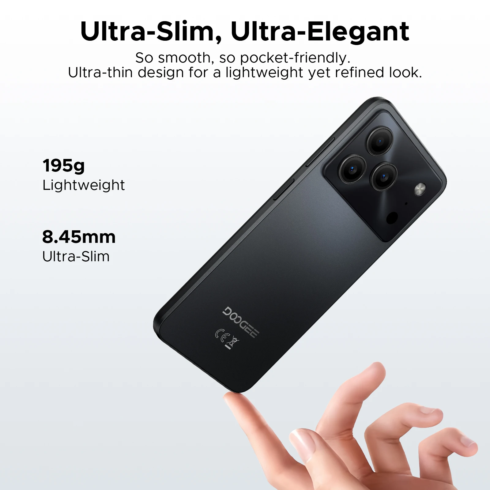 الإصدار العالمي DOOGEE Note 56 هاتف ذكي أندرويد 16 6150 مللي أمبير بطارية كبيرة 6.56 بوصة 90 هرتز عرض 24 جيجابايت 64 جيجابايت 8 ميجابكسل هاتف محمول