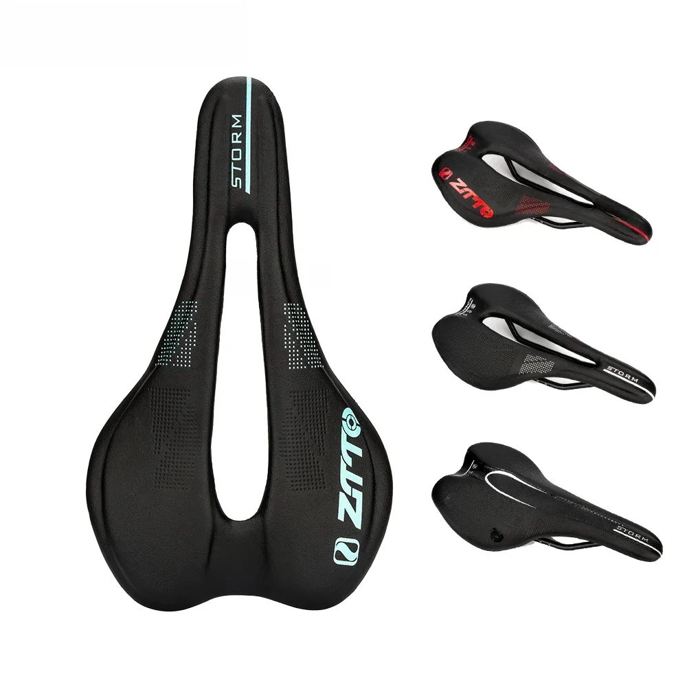 AliExpress ZTTO MTB Road Bike Saddle Bicycle Seat PU Leather Hollow Breathable Ultralight Seat Cushion Soft Cycling Bike Racing Saddle Seat