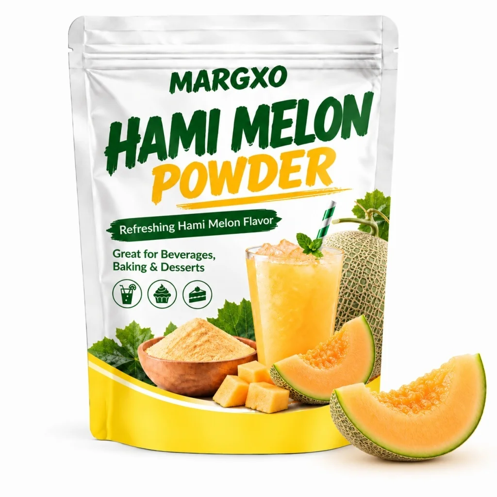 Hami Melon Powder, Refreshing Melon Flavor, 6.35OZ, No Added Sugar Or Additives, Perfect For Smoothies, Milkshakes, Baking, Breakfast Bowls, Dessert Mixes, Sweet Melon Taste