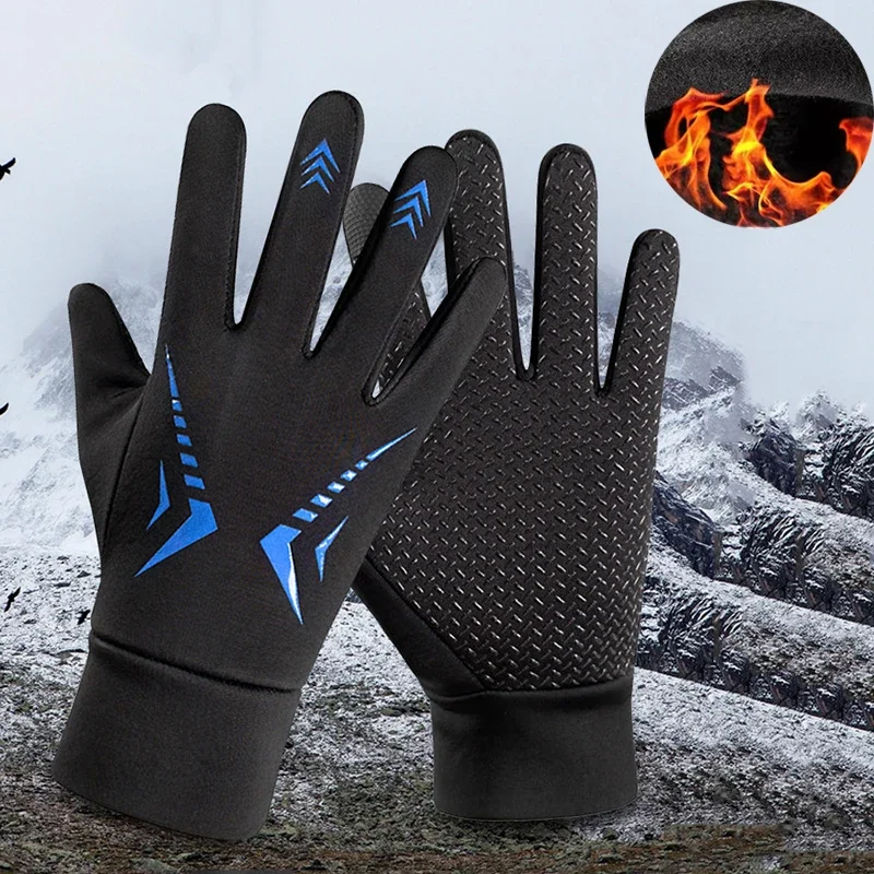 AliExpress Winter Gloves Men Waterproof Thermal Touch Screen Riding Cycling Fishing Driving Skiing Windproof Non-slip Warm Motorcycle Glove