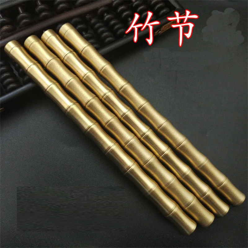 Luxury Brass ปากกาลูกลื่นไม้ไผ่ Body Signature Rollerball Pen Decompress นักเรียนสำนักงานโลหะของขวัญเครื่องเขียน