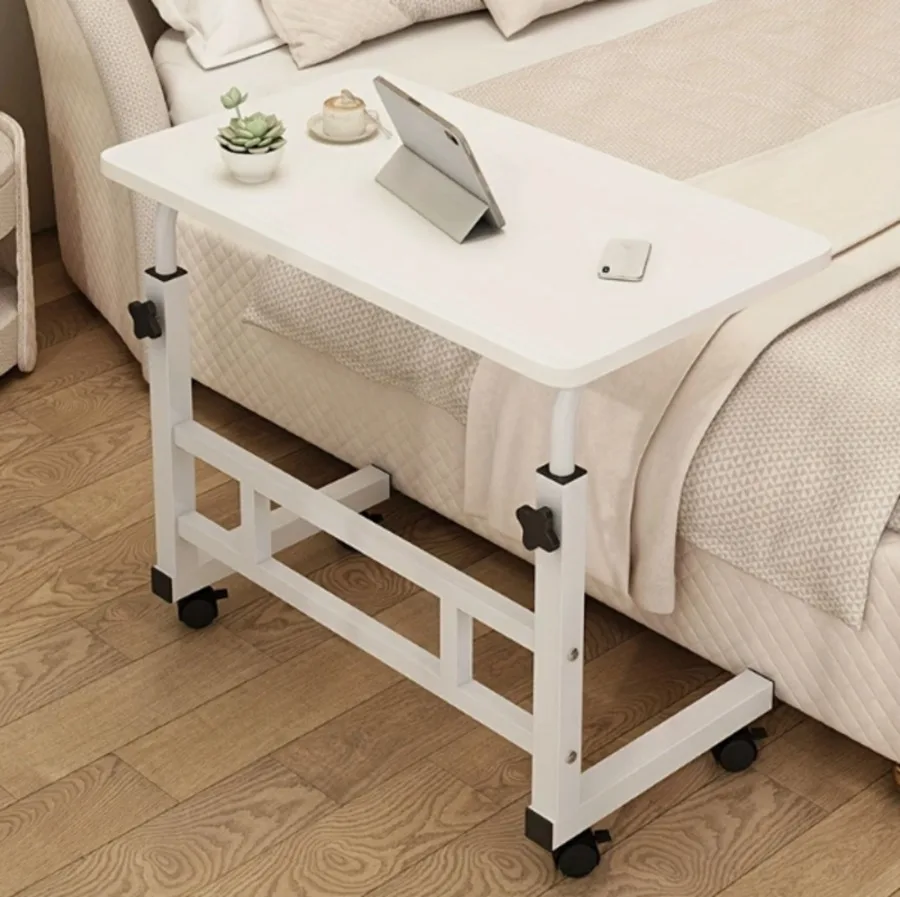 

Прикроватная тумбочка на колесах, мобильный подъемный стол, компьютерный стол, регулируемая высота, прикроватный компьютерный стол на колесах, стол на колесах