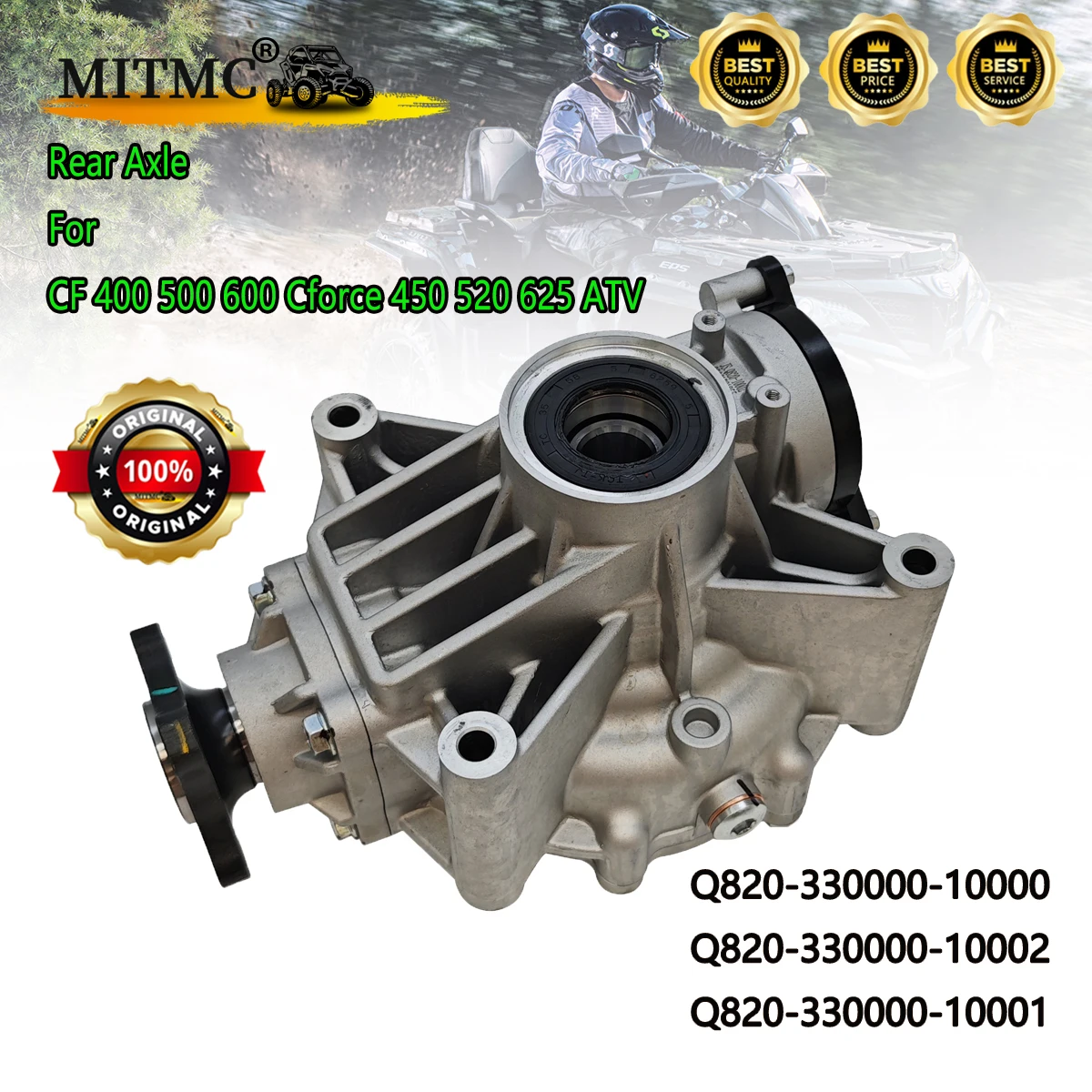 

ORIGINAL Rear Axle For CF 400 500 600 Cforce 450 520 625 ATV Q820-330000-10000 Q820-330000-10002 Q820-330000-10001