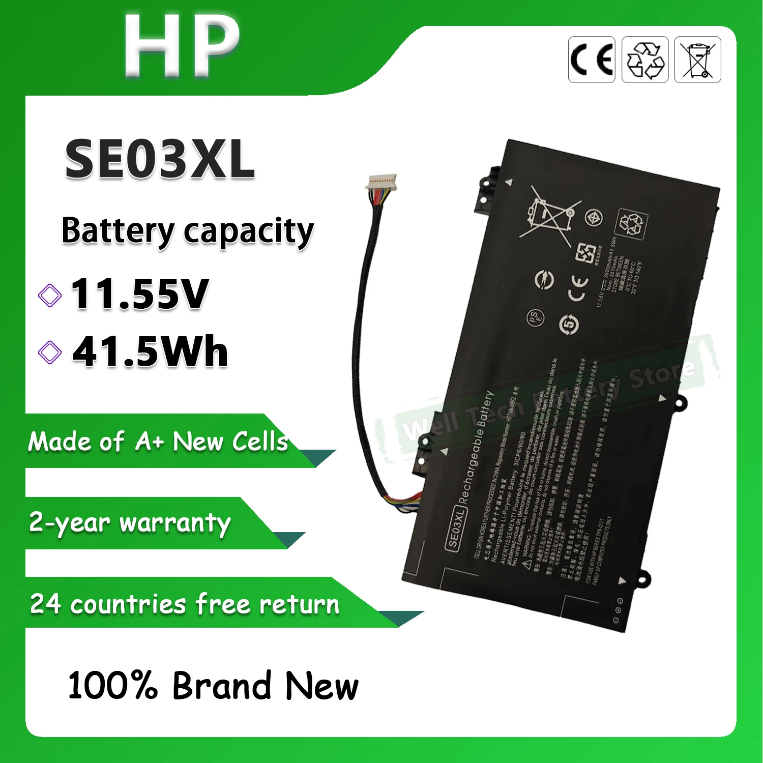 SE03XL Laptop Battery for HP Pavilion 14-AL000 14-AL001ng 14-AL003ng 14-AL004ng 14-AL005ng 14-AL006ng 14-AL007ng 14-AL027TX