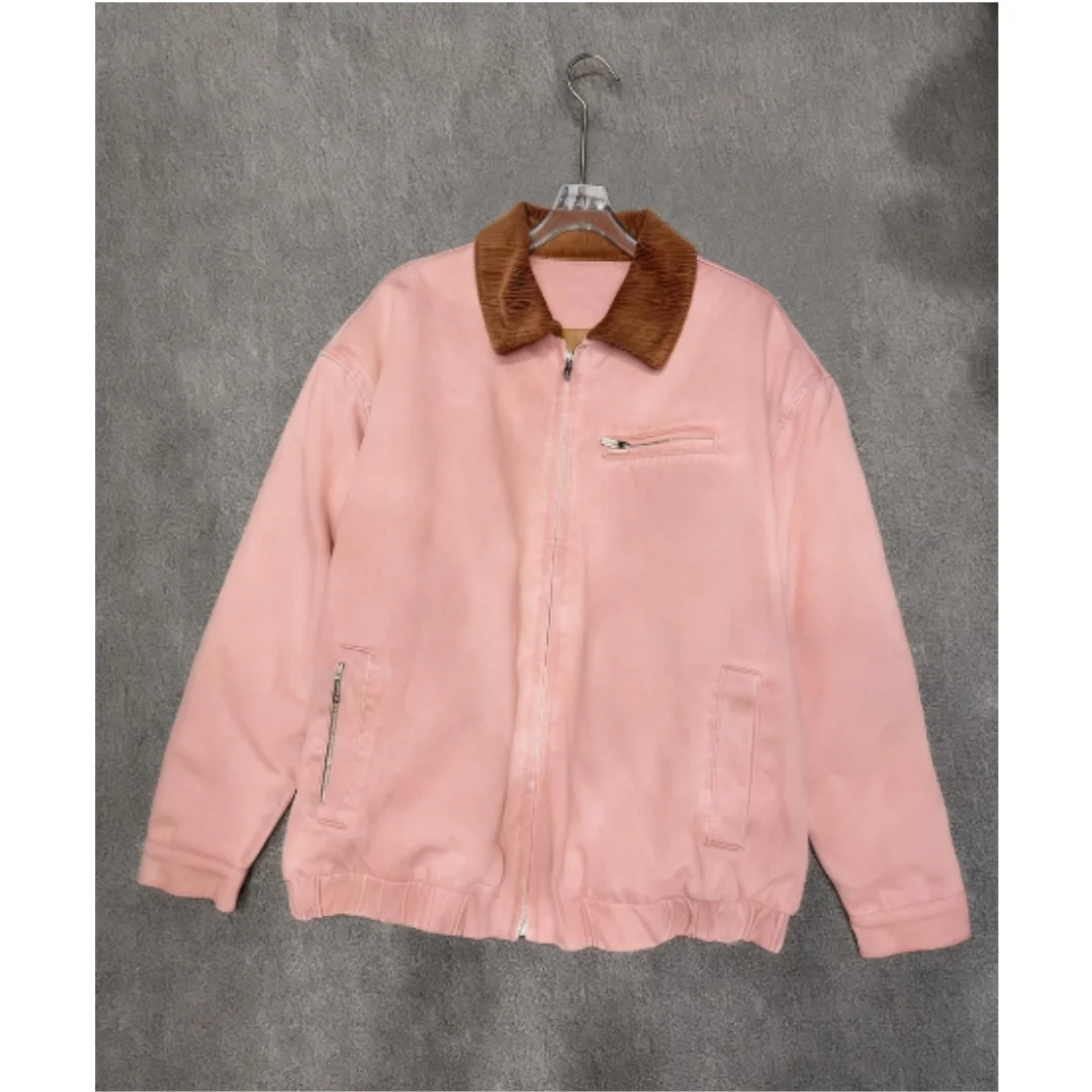 2025年初秋新作 レディース カラフル襟付き コーデュロイコットンジャケット