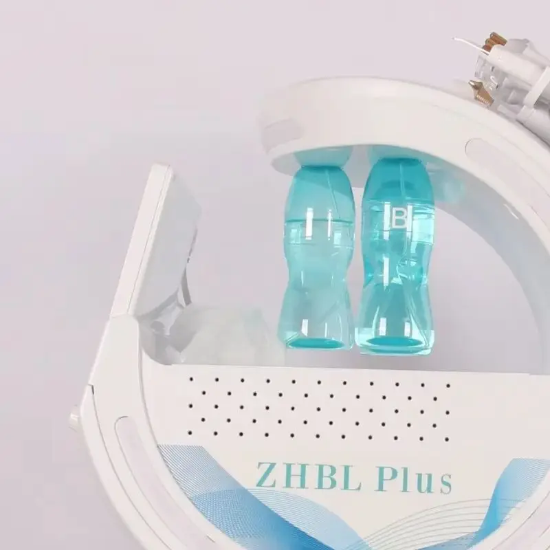 7 in 1 Hydra Facial Machine Hydrogen Oxygen Jet Peel Skin Tightening Blackhead Remover High Frequency Skin Care Device