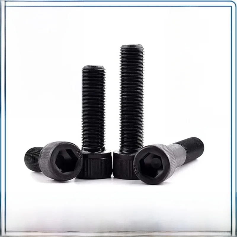 Vis à tête hexagonale Allen en acier allié de qualité 12.9, filetage fin DIN912 M6 M8 M10 M12 M14 M16 pas de 0.75 à 1.5mm