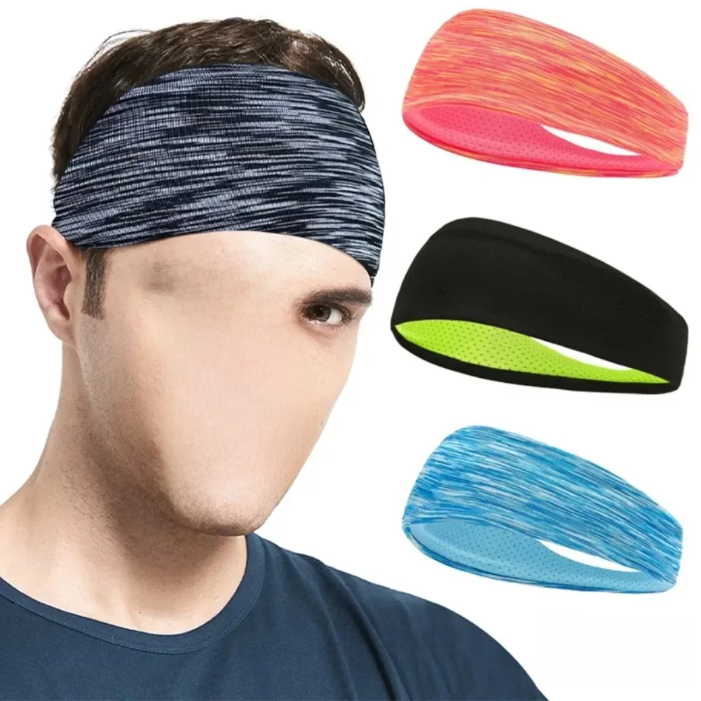 Bandeau pour hommes femmes élastique Sport bandeaux bandeau Yoga bandeaux chapeaux bandeau Sport entraînement cheveux accessoires