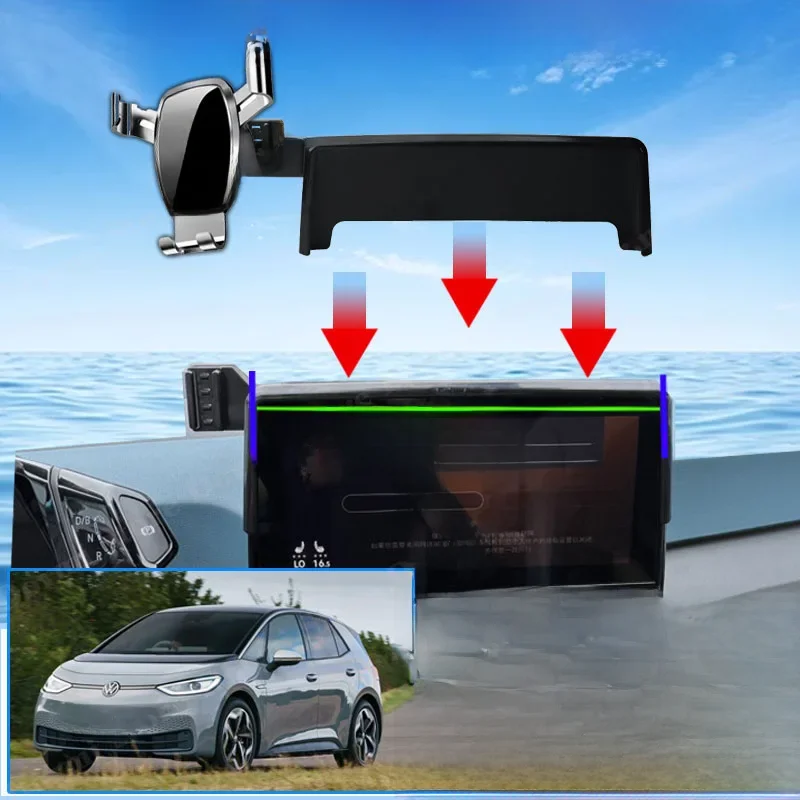 Auto Handy halter für Volkswagen id.3 1. 2020 ~ 2023 Entlüftung Handy halterung Auto Smartphone