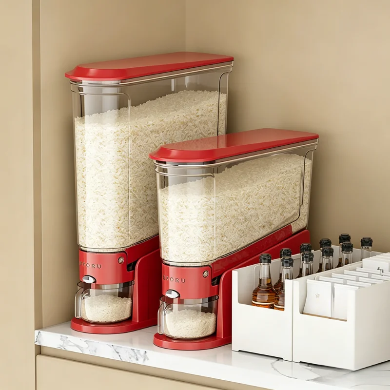 Rice Bucket, Large-Capacity Se - огляд і ціна Food Storage Dispenser