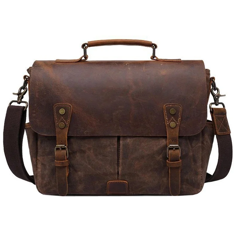 Batik płótno Vintage Retro wodoodporny aparat na ramię 14 "Laptop dorywczo Messenger zdjęcie mężczyzna kobiet torba dla Canon Nikon Sony DSLR — zdjęcie 2