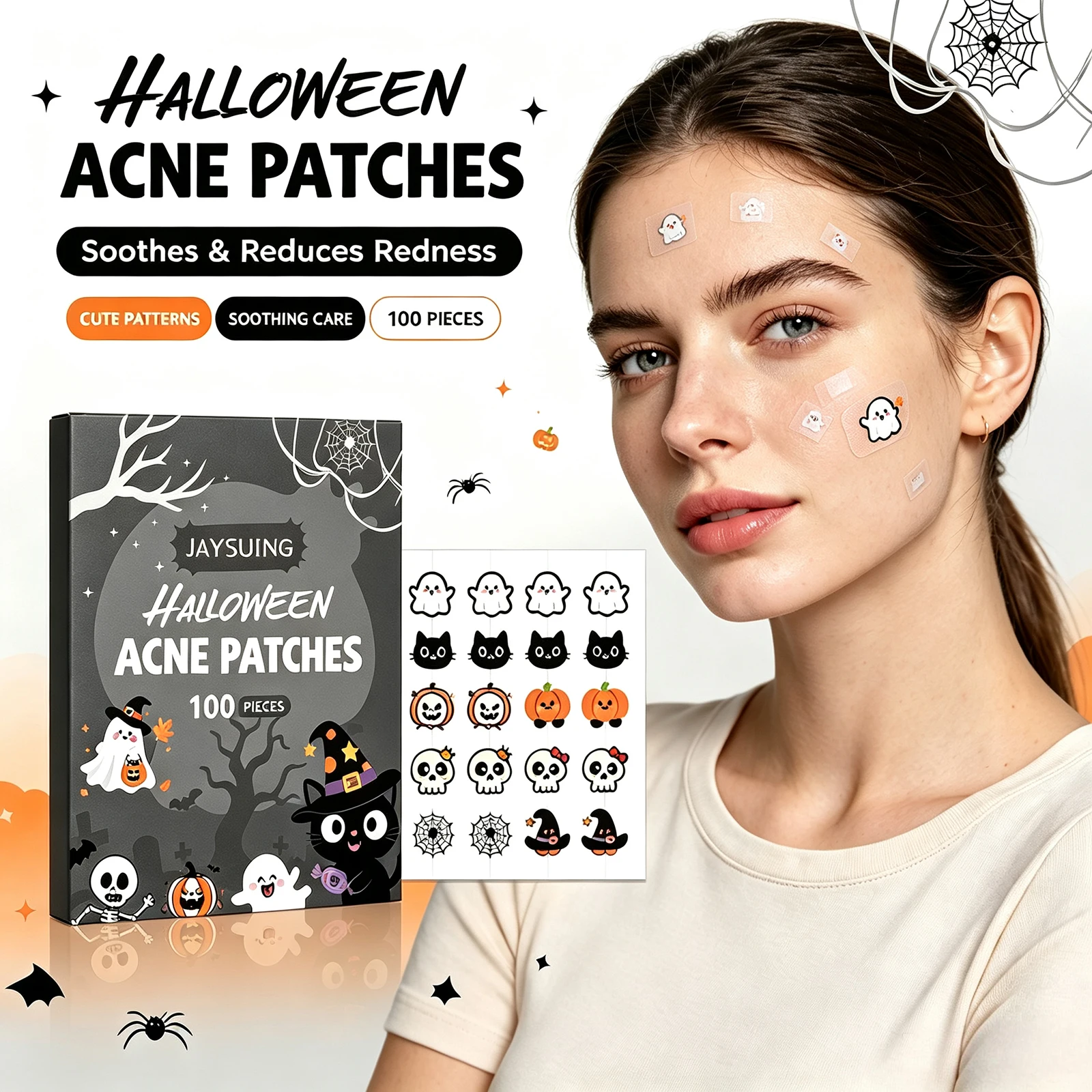 Plester Jerawat Halloween Asam - Skincare Salicylic Acid ulasan dan harga