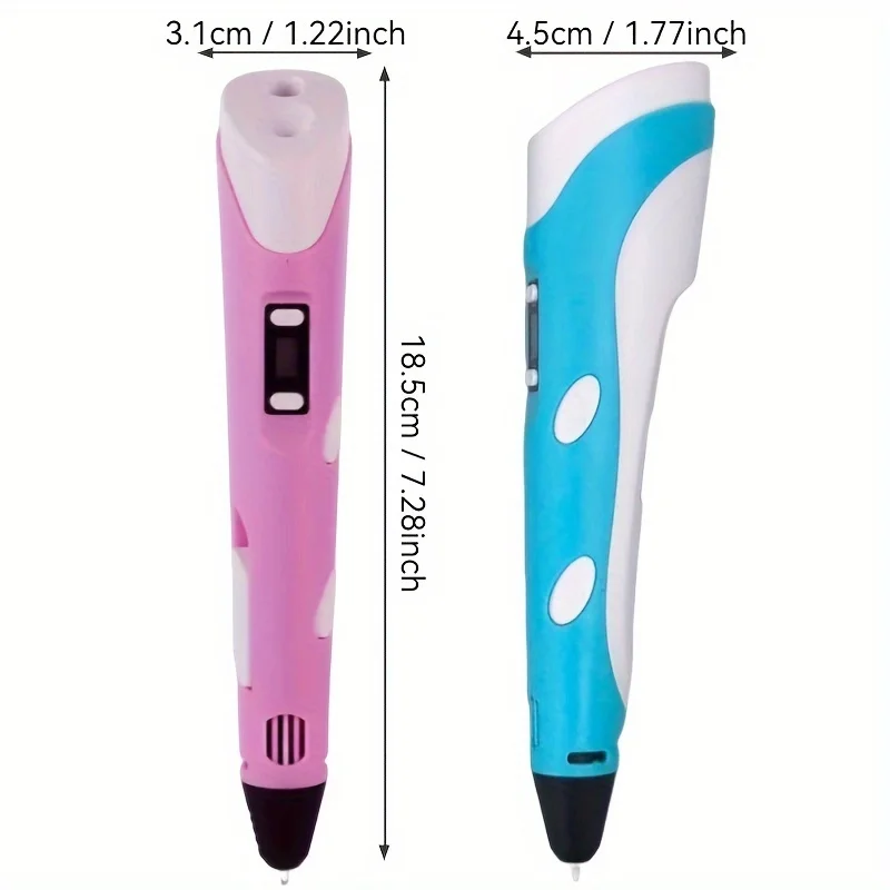 New 3D Printing Pen 3D Drawing Pen DIY Fun Kit the Top Choice for Holiday Gifts