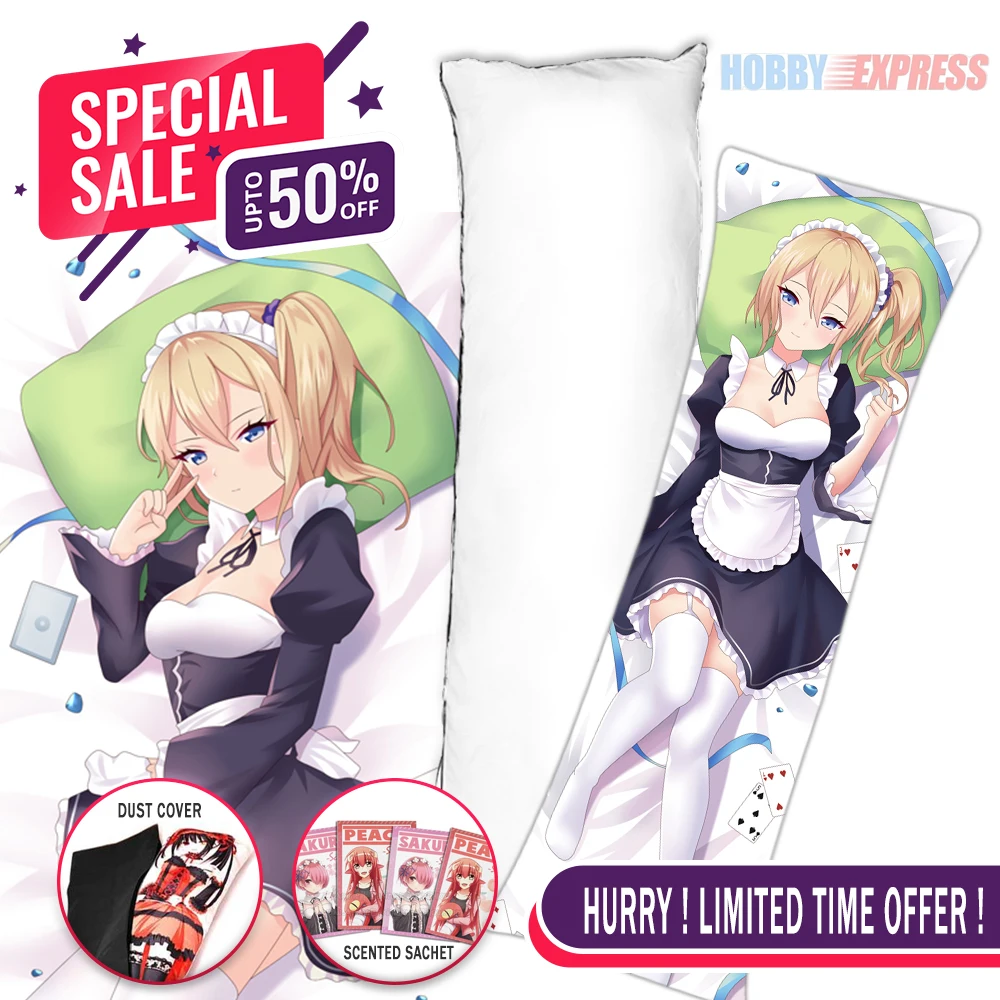 Hobby Express Anime Dakimakura Japanese Otaku Waifu Life Size Doublesided Hugging Body Pillow Cover Ai Hayasaka 20816