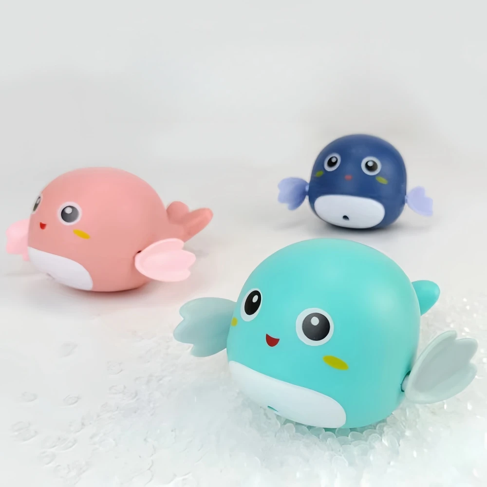 Bath toys, cute little whales. No battery clockwork. Great for kids to play in the bathtub