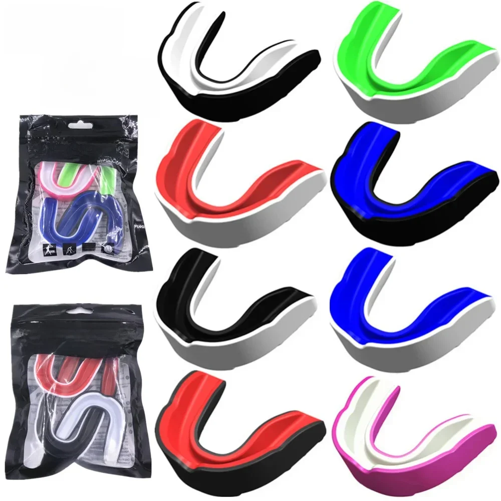 Protège-dents de boxe coupe couvertes pour adultes, protège-dents d'entraînement, protection des dents, football, lutte, sports, gastronomie