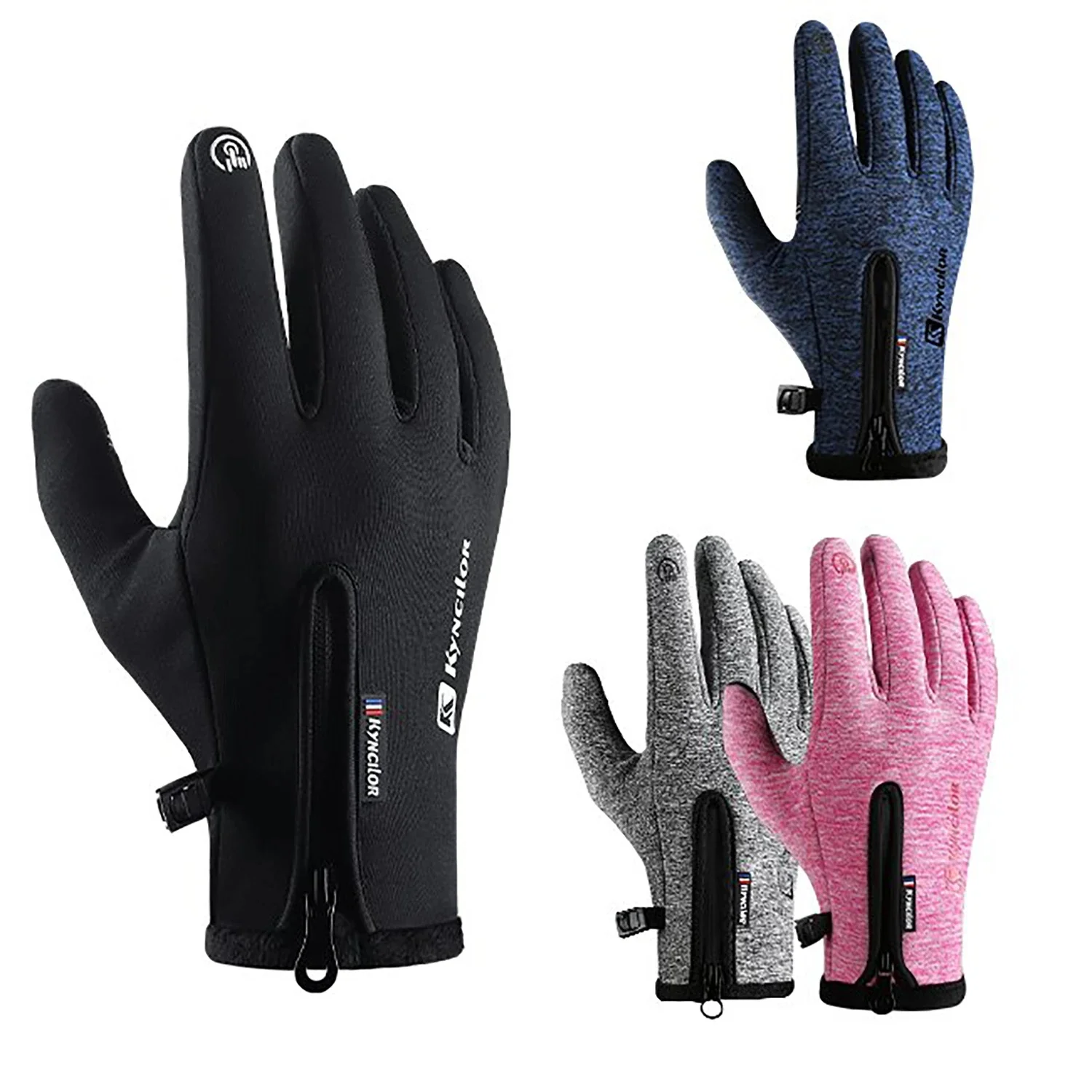 Fietshandschoenen Touchscreen Winterhandschoenen met volledige vingers Waterdicht Guantes Fietsen Skiën Motorrijden Bergbeklimmen Kamperen - afbeelding 2