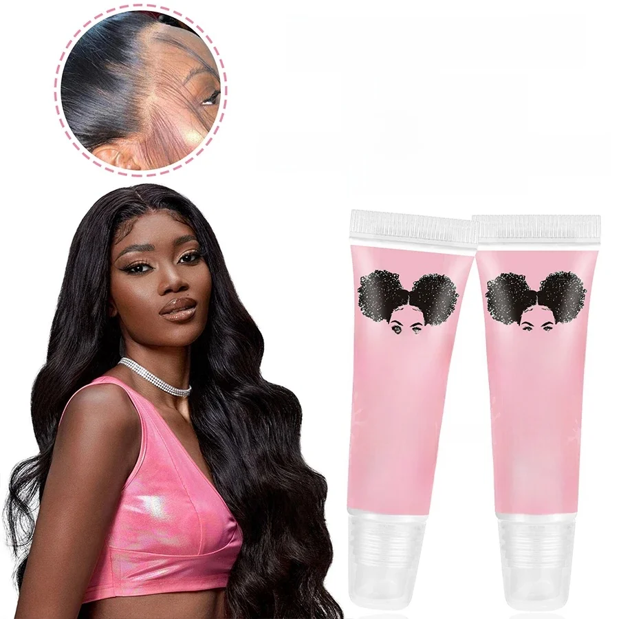 GOIPLE – colle pour dentelle de perruque, 0.5oz, séchage rapide, adhésif Super fort, imperméable, produits de liaison invisibles pour dentelle, maille capillaire synthétique