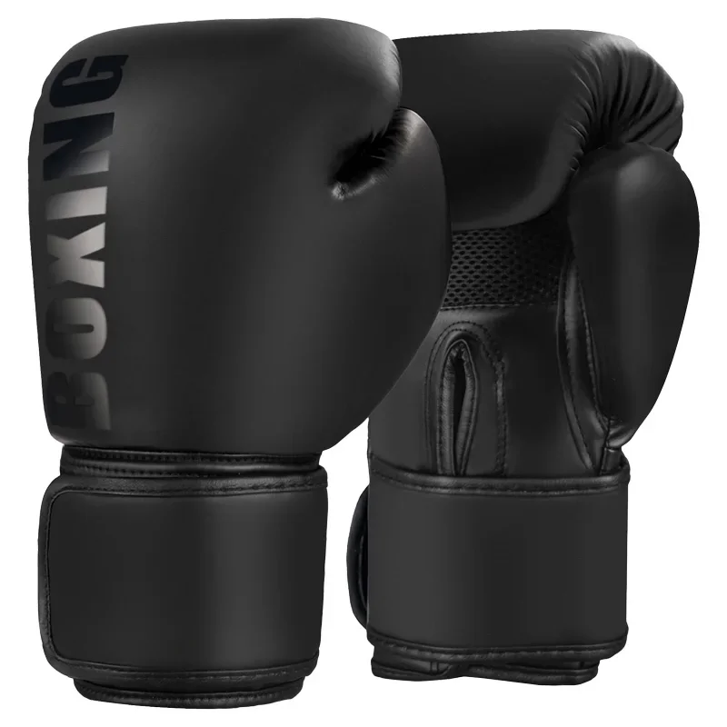 Box handschuhe 6 10 12oz pu Leder Muay Thai Guantes de Boxeo Sanda Freikampf MMA Kickboxen Trainings