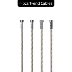 4 pcs T-end stainless steel Cables for Picture Hanging Systems Click Rail