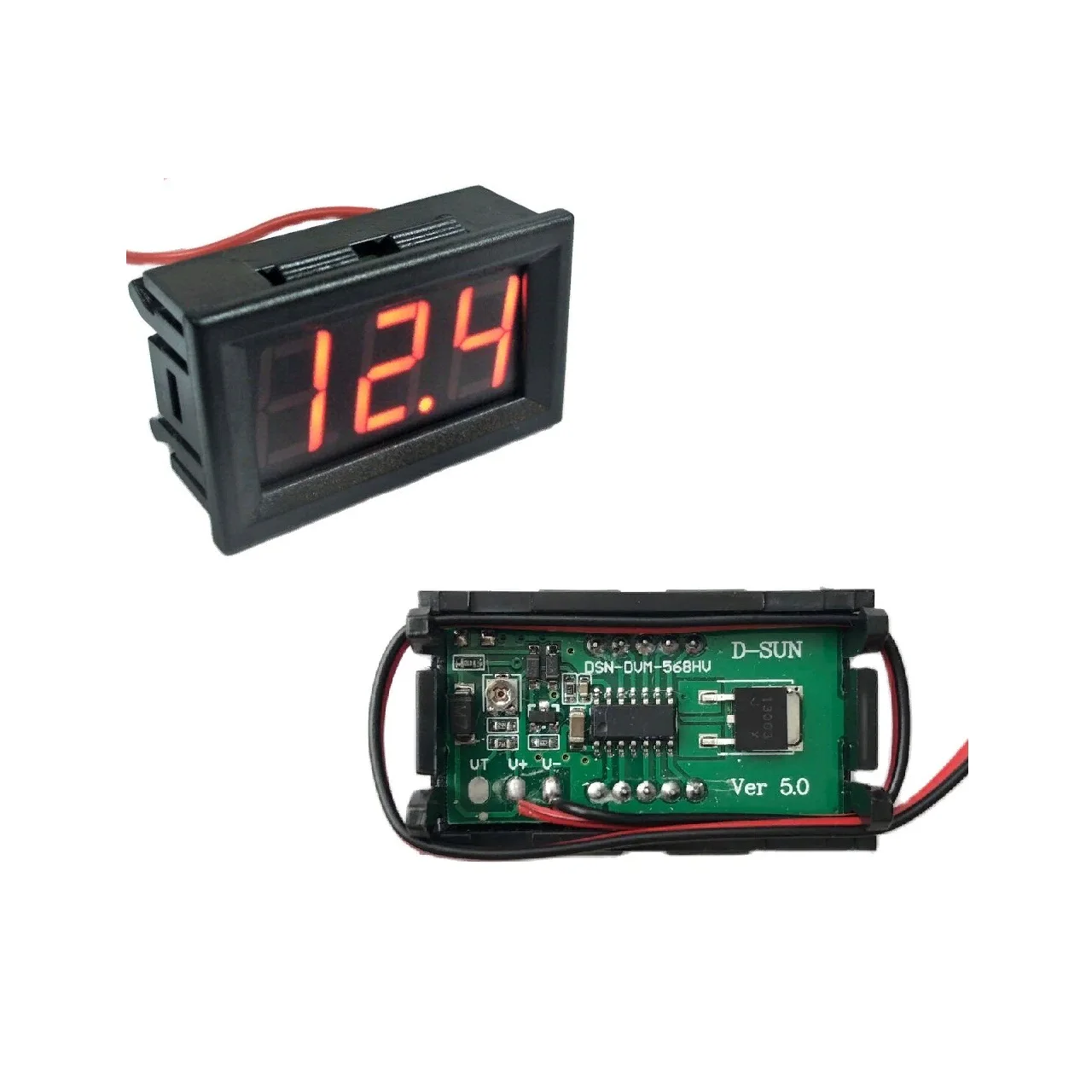 ¿Por qué el DSN-DVM-568 de 120V rojo es la mejor opción para mediciones precisas en circuitos integrados?