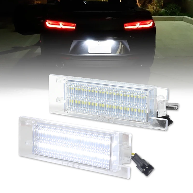 2Pcs Canbus LED License Plate Light White For Alfa Romeo 147 156 159 166 Brera Giulietta Type 940 MiTo Romeo GT Spider 939