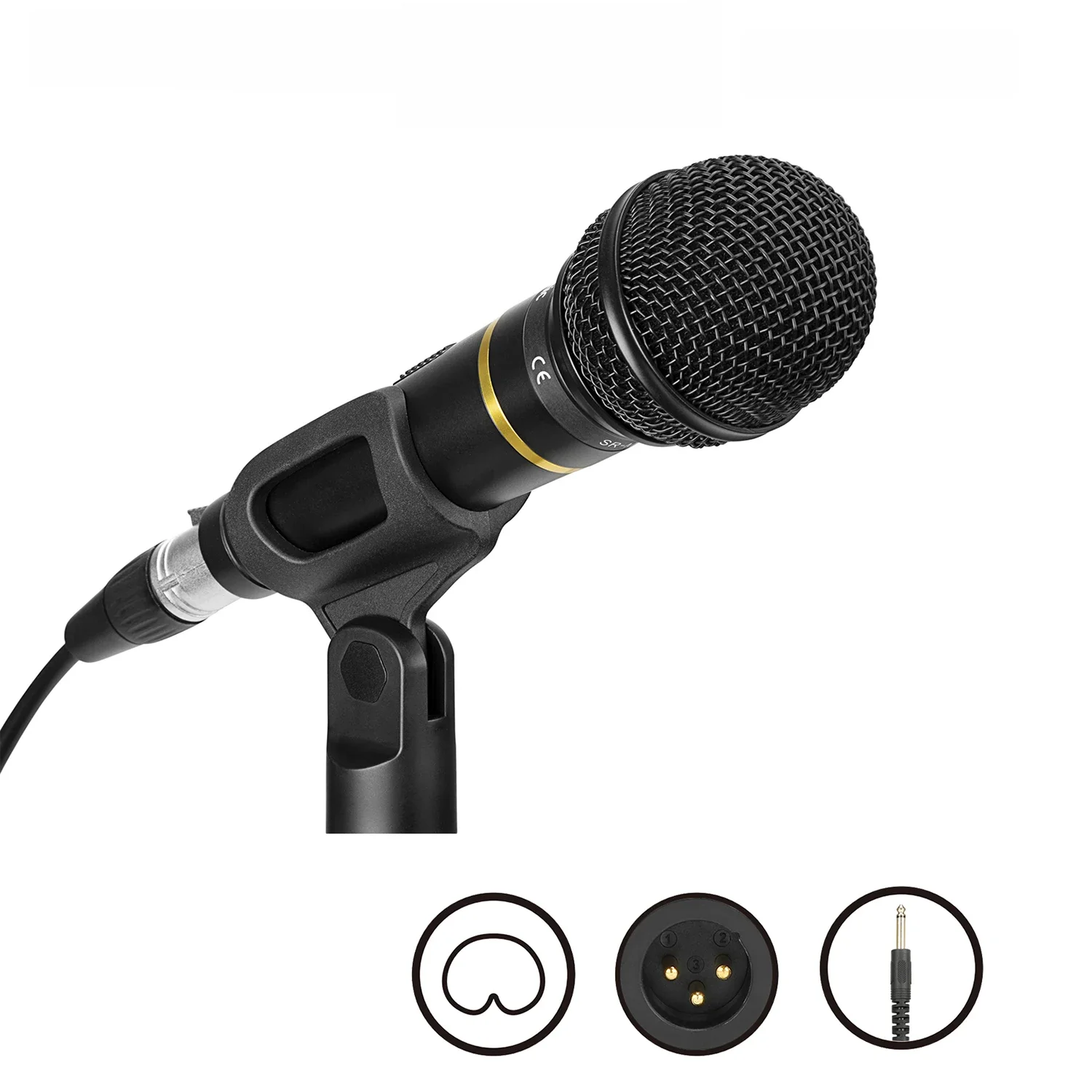 Saramonic SR-MV58 dinâmico microfone de mão para shows ao vivo teatros ensaios reuniões streaming
