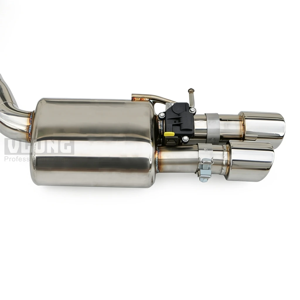 Exhaust valve for Audi A6 C7 (2.5/2.8/3.0T) 2010-2018 with electronic valve exhaust system modified stainless steel cat bac