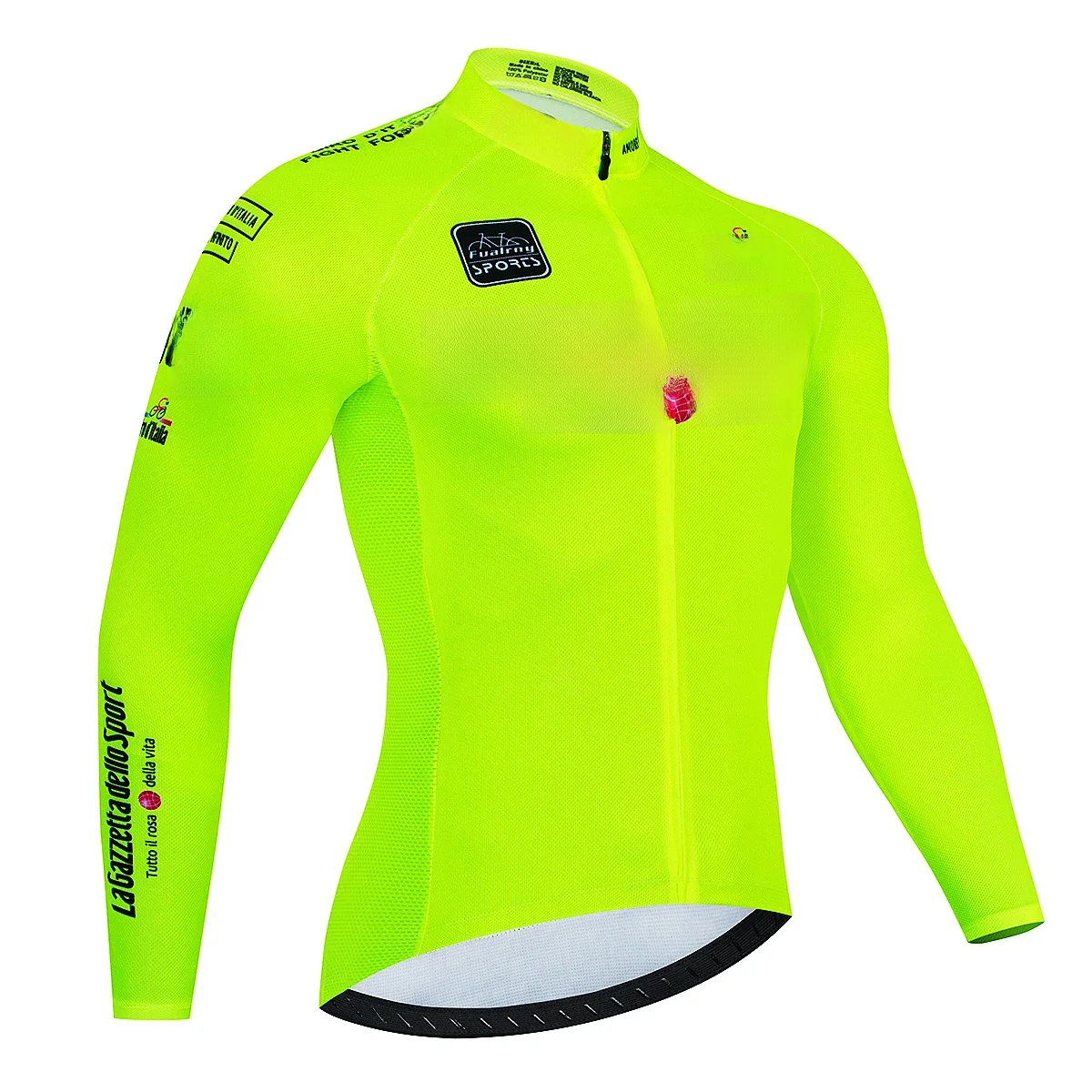 AliExpress 2023 Tour De Italy D'ITALIA Cycling Jersey Premium Anti-UV Long Sleeve Sweatshirt Cycling Suit