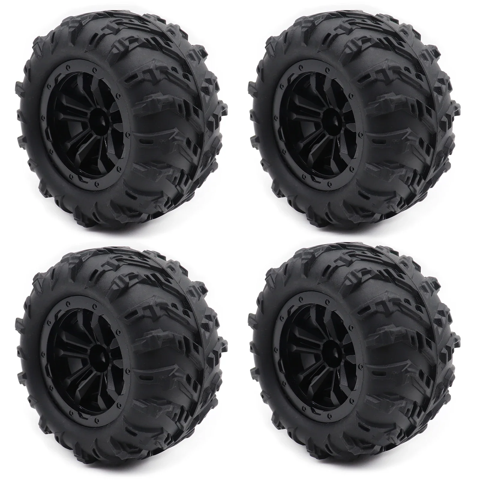 4PCS 12mm Hex Skidproof Gummi Reifen 6034 für SCY 16101 PRO 16102 PRO Upgrade 1/16 RC Monster Truck rad Teile