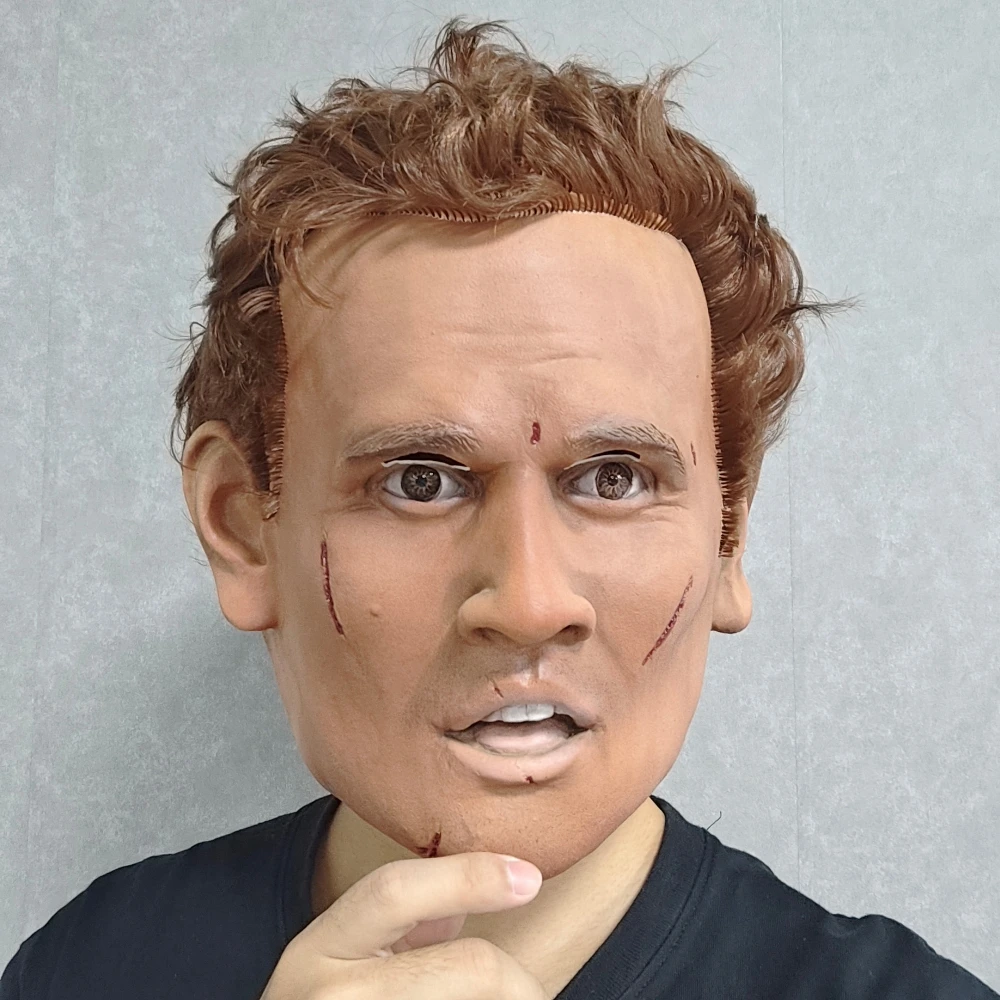 

Красивая маска молодого человека, карнавальный реквизит для косплея, реквизит для вечеринки, реалистичные персонажи, латексная маска для лица, костюмы на Хэллоуин, наряд