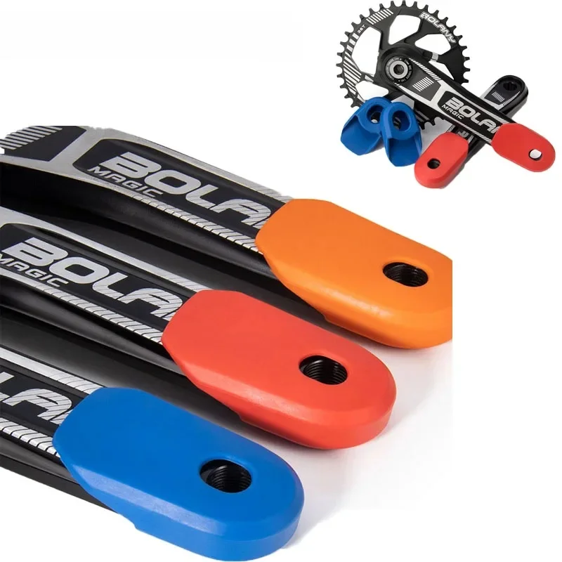 AliExpress Bicycle Crank Protective Cover Mtb Silicone Bike Crankset Boosts Guard Rode Bicycle Caps Cycling Shells Parts Accessories