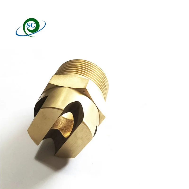 CS High quality H-VV Brass Large flow shaped fan spray nozzle for Cleaning Washing and Rinsing