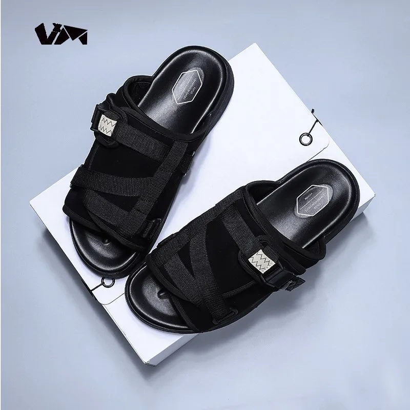 Christo Visvim Summer Slippers mens Reflective sandals for men Slide slipper Fall Autumn Winter Woman Couple beach sandals