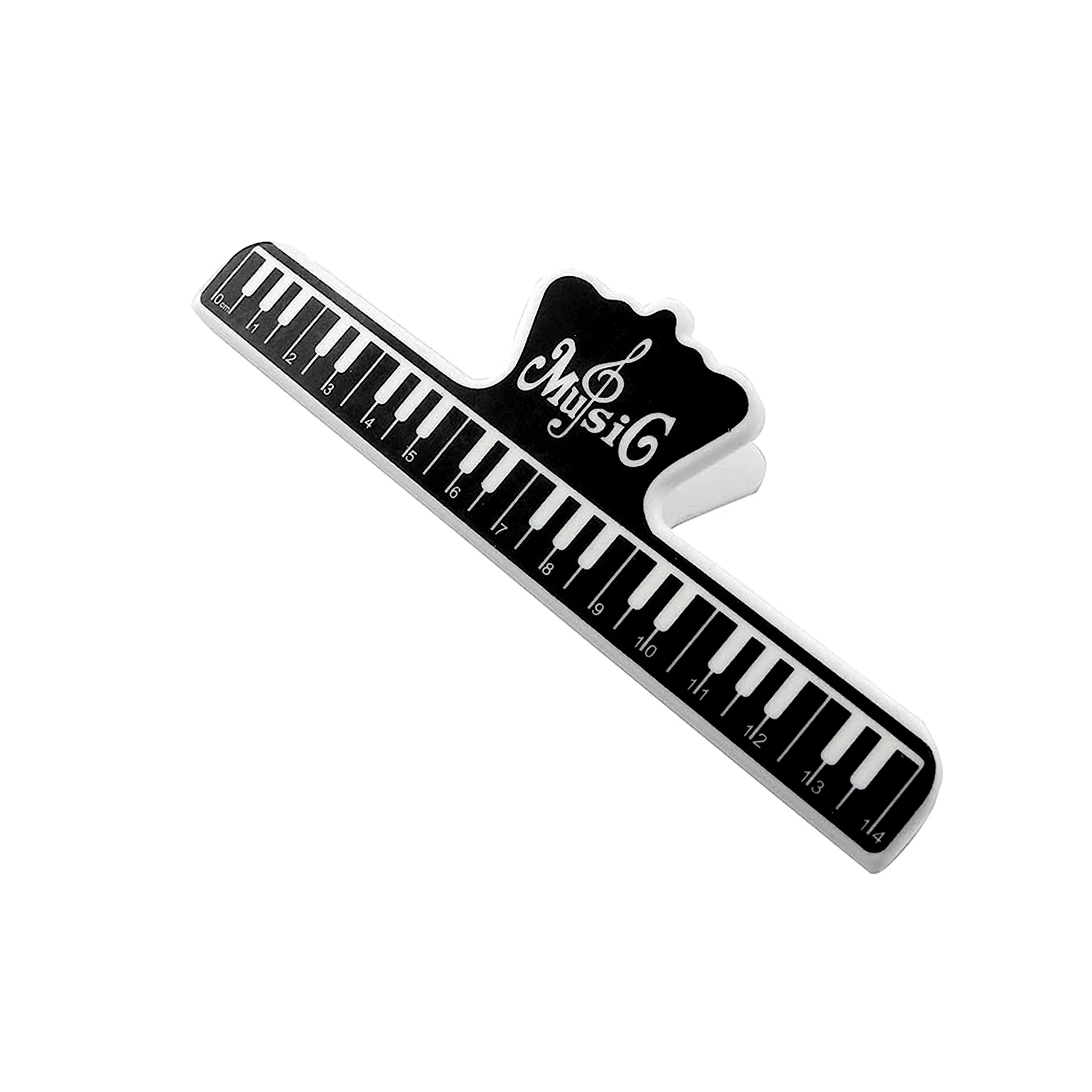 5 Core Music Sheet Page Holder Clip Black Durable Plastic Music Score Fixed Clips MUS CLIP 1PC