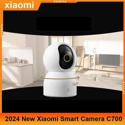 Xiaomi Smart Camera C700 4K Ultra Low Light Full-color AI Facial Baby Recognition Gesture Call WiFi6 Surveillance Webcam Mi Home