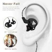 Écouteurs de jeu AK6 avec micro, prise jack universelle 3,5 mm, écouteurs sport HiFi intra-auriculaires pour la course, casque audio stéréo avec basses profondes 3