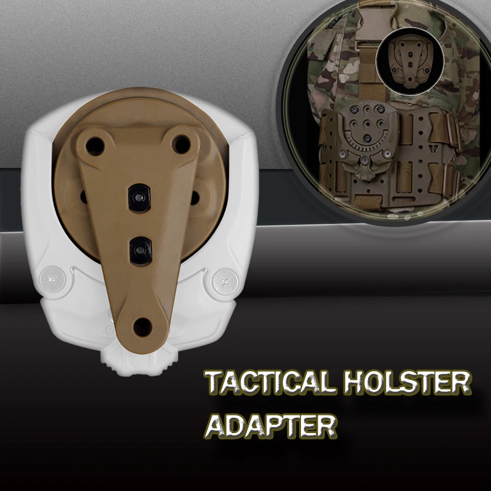 

Holster Adapter Quick Connect Mounting System 360 Degree Revolve Hunting Base Quick Locking Modular Holster Base Accessories