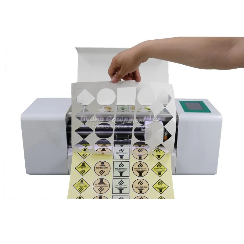 

LY-388A Мини-цифровая автоматическая машина для высечки этикеток с сенсорным экраном, автоматическая подача бумаги 220 В 110 В 60 Вт