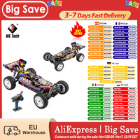 Wltoys 124007 1/12 Scale 2.4g Rc Car 4Wd Brushless 75Km/H Off-Road Speed Racing Vehicle Model Rtr Toy - One Battery