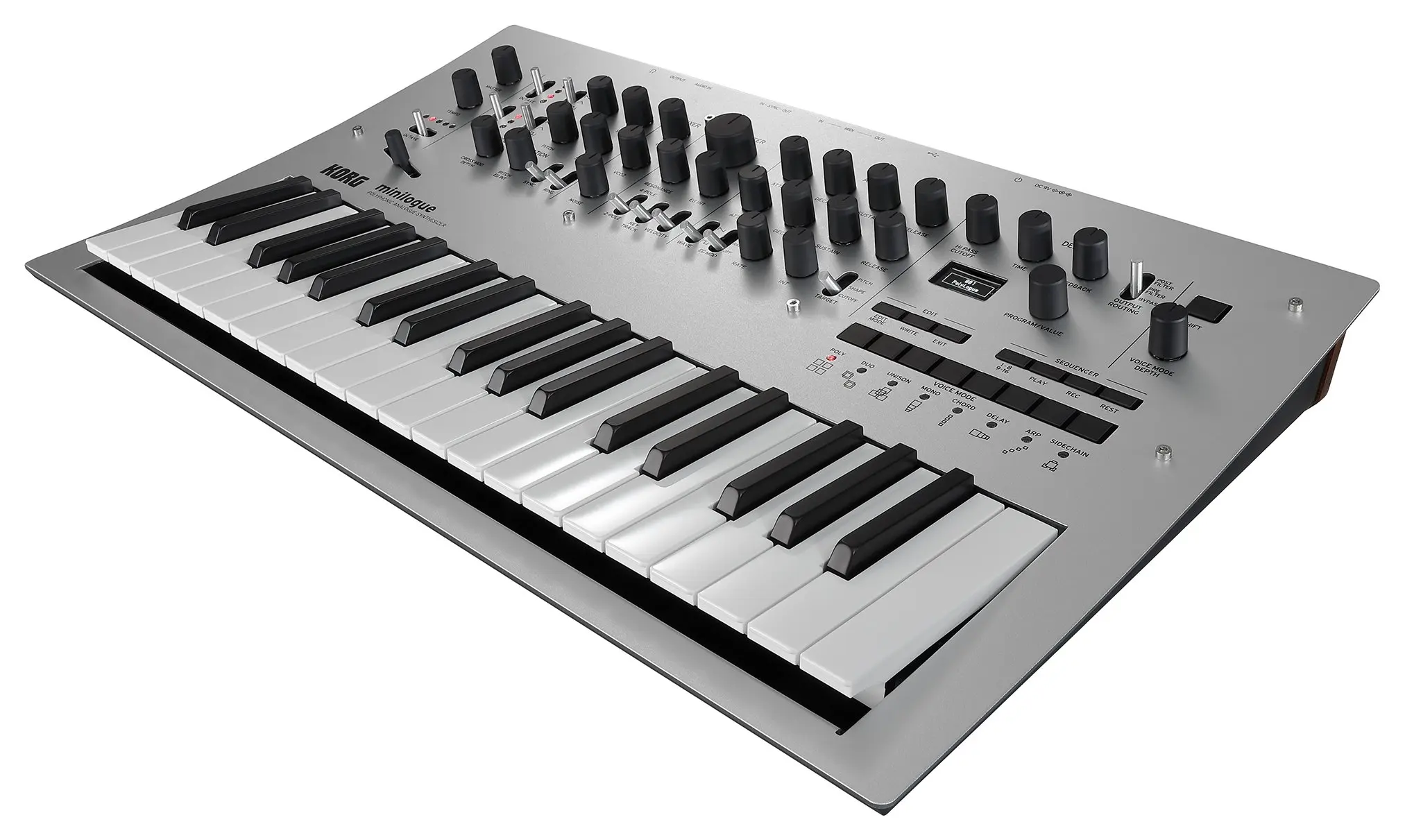 New Discounts Sales Korg minilogue 4-voice Analog Synthesizer