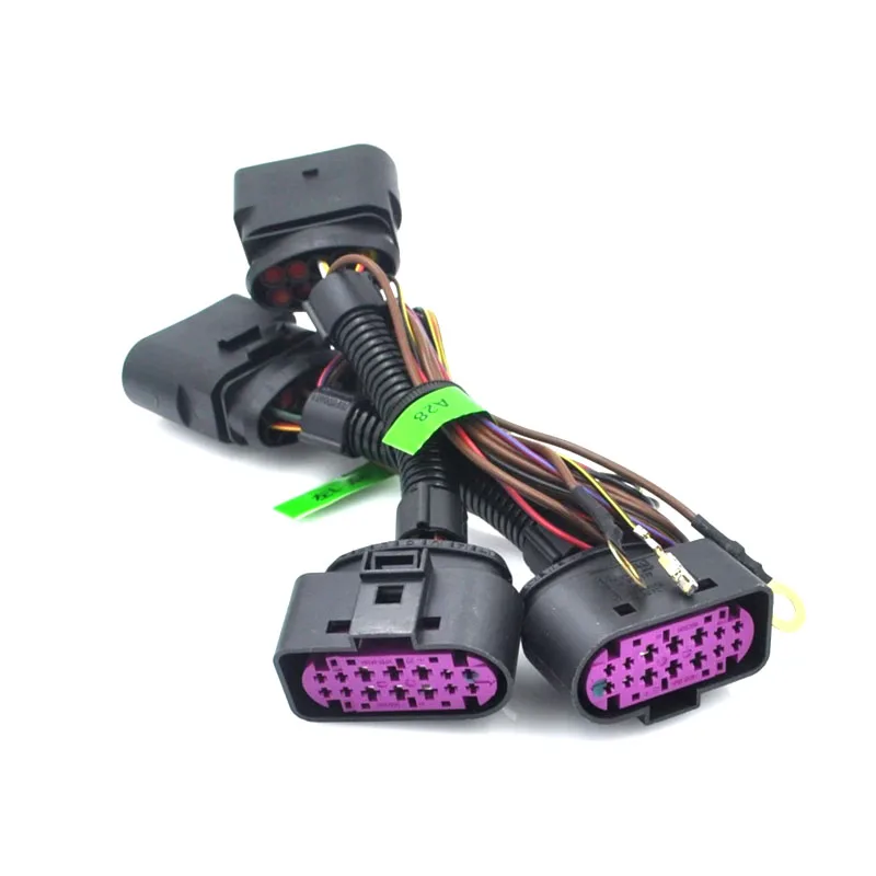 Retrofit Headlight adaptor cable halogen to hid xenon led DRL For Passat B7