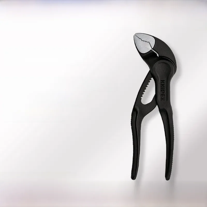 KNIPEX 87 00 100 Cobra XS Water Pump Pliers 4 Inches Polished Plier 11 Adjustment Positions Plier Tool For Consctruction